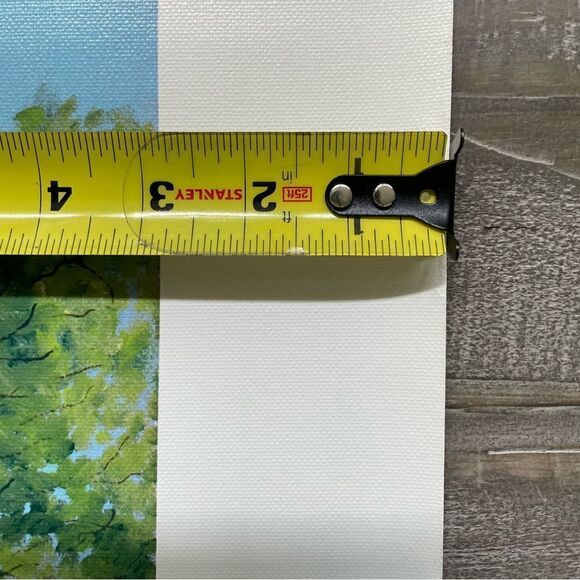 Texas Hill Country Tree by the Lake House Giclee Painting Canvas - Picture 3 of 7